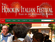 Tablet Screenshot of hobokenitalianfestival.com
